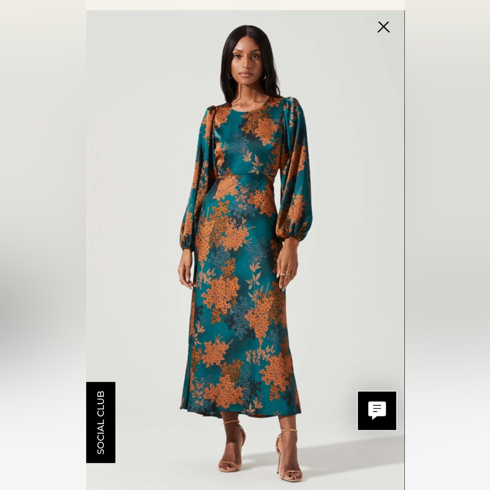 ASTR the label Quinn cutout midi dress